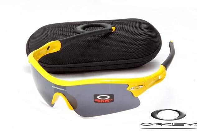 black and yellow oakleys